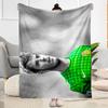 Goalkeeper Green Jersey Blanket Soft Warm Cozy Suitable for Chair Office Livingroom for All Occasions Modern Suitable for Gifting Relatives and Friend
