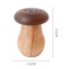 Exquisite Household Wooden Toothpick Holder Portable Mushroom Toothpick Automatic Dispensers For Kitchen