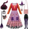 Hocus Pocus Sanderson Zussen Hek Meisjes Outfits Halloween Cosplay Mary Kinderkostuum Carnavalsfeest Verkleedfeest Kinderen