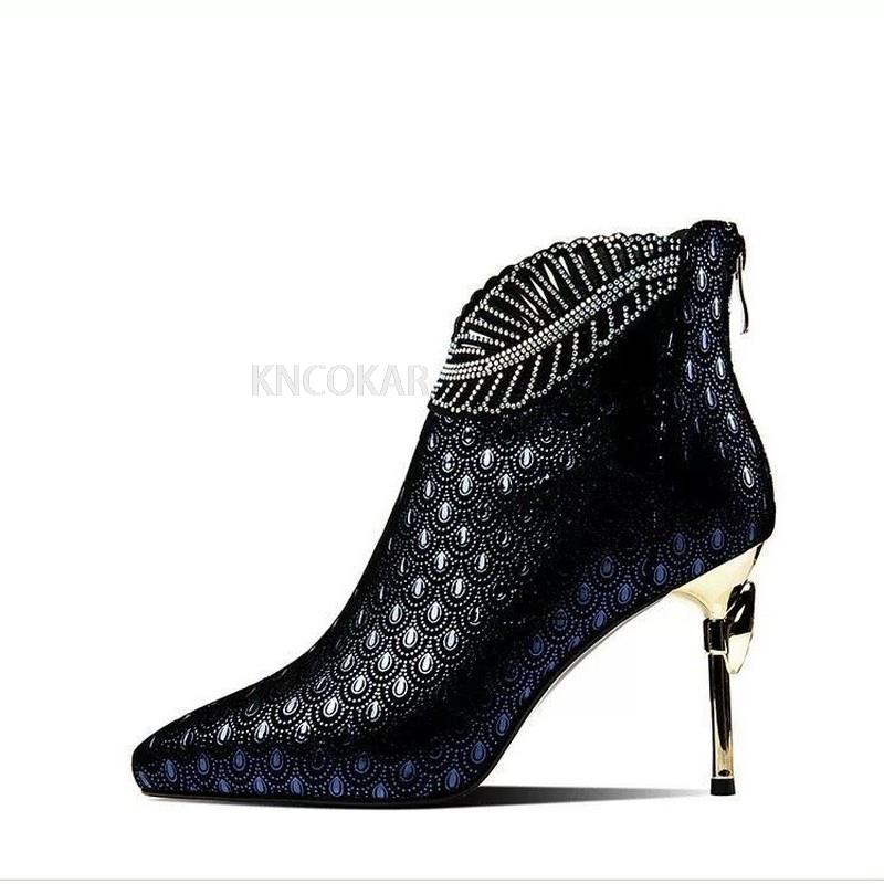 High Heel Women's 2025 New Spring and Autumn Women's Boots Simple and Elegant Thin Heel Single Boot Pointed Tip