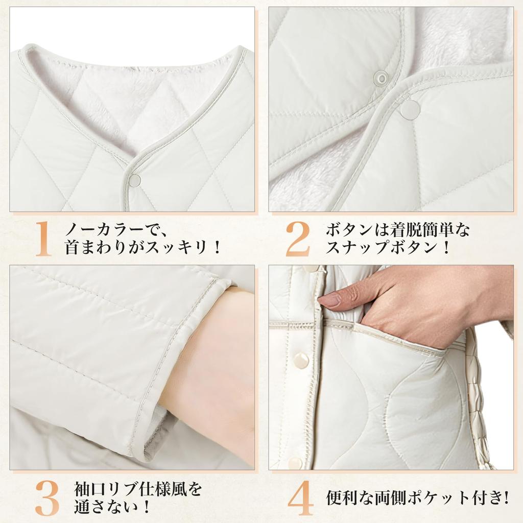 Kayiyasu Winter Down Quilted and Padded Slim Cold Weather Perfect for Commuting and Sizes Women's Jacket, Fur-Lined, Loungewear, Jacket, Fleece-Lined,