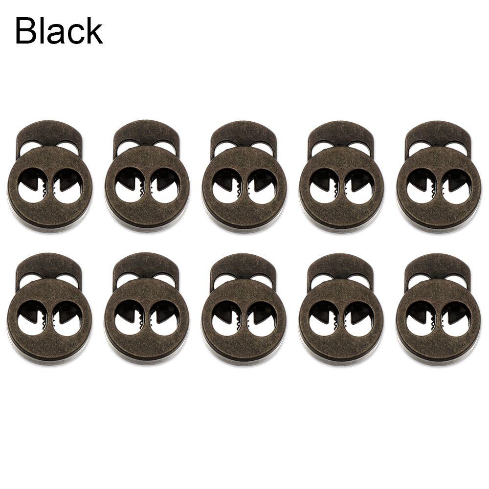 

10 шт. Подвійні отвори 19*15 мм, отвір 4 мм, затискач для перемикання одягу, шнурок для взуття, пластикова пробка, шнуровий замок Бін