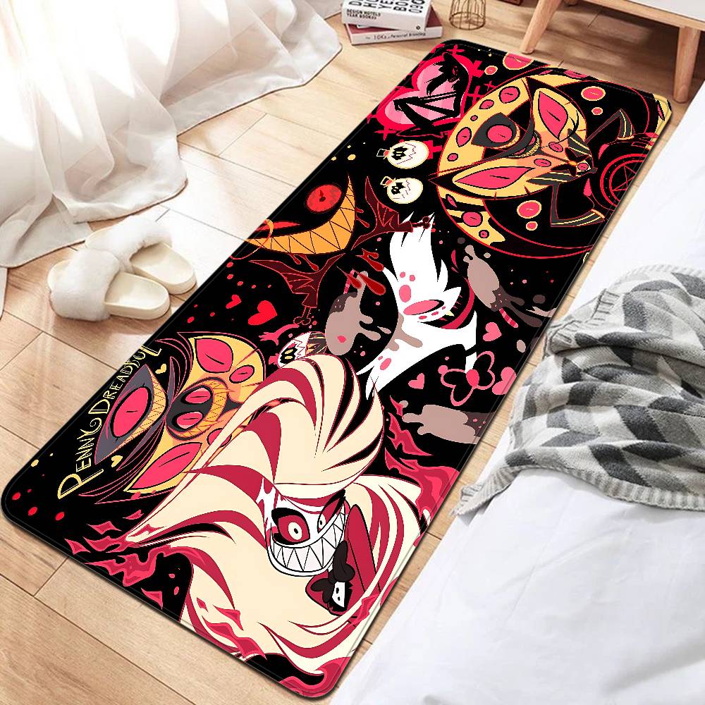

H-Helluva Boss Blitzo Cartoon Floor Carpet Nordic Style Home Doormat Bathroom-Toilet Mats Bedroom Hotel Decor Mat 50x80cm