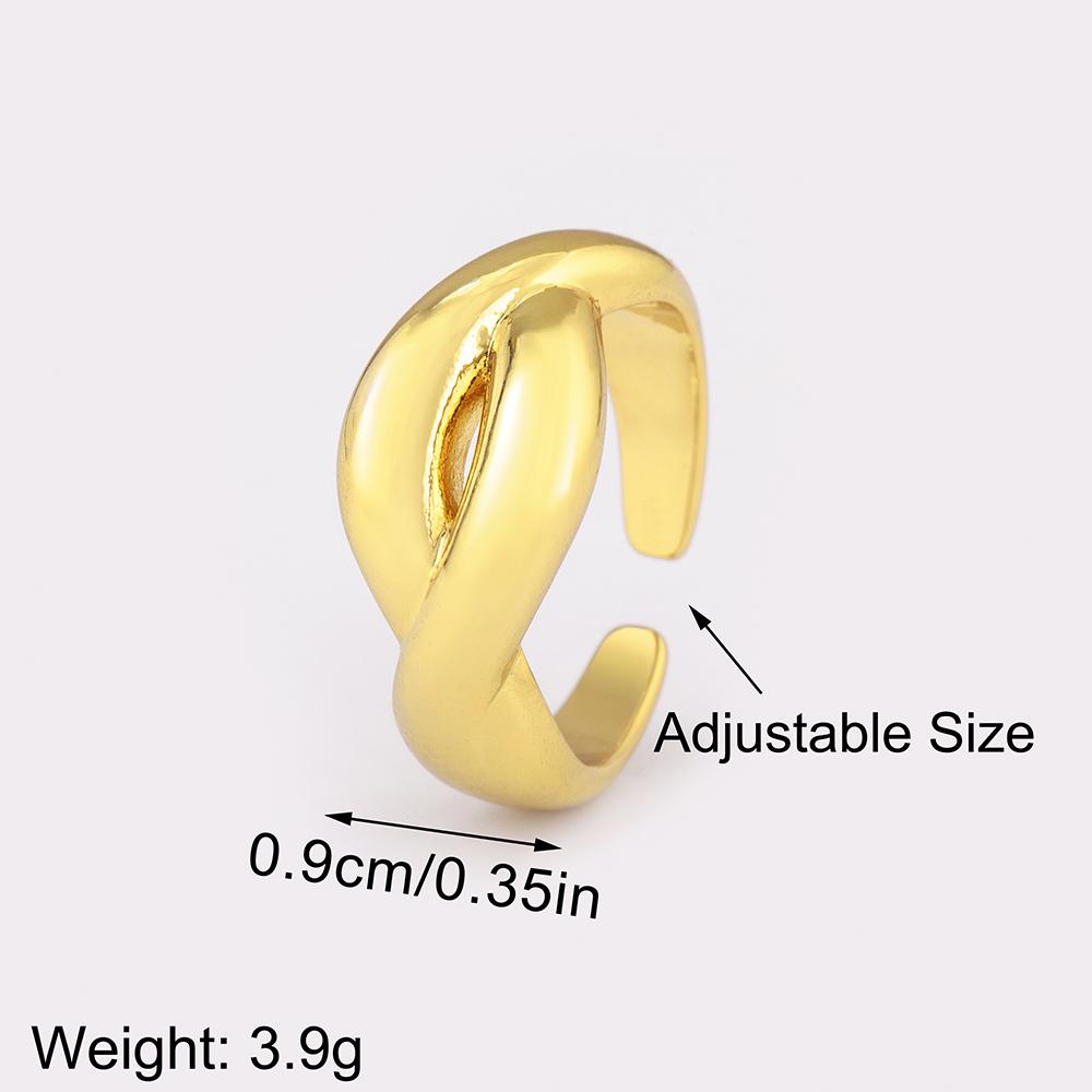 Nidin High Quality 8 Styles Irregular Geometric Multilayer Open Rings Adjustable For Female Male Punk Style Finger Jewelry Gifts