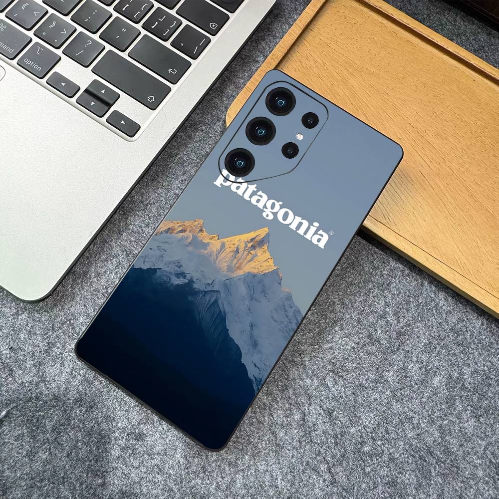 Etui na telefon z logo P-Patagonias dla Samsung S 24 Fe 25 Ultra Plus 20 Lite 21 30 22 23 24 22 Ultra 5G Fundas