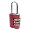 Japan Lock Service ABUS Adjustable Padlock 145 20mm Red