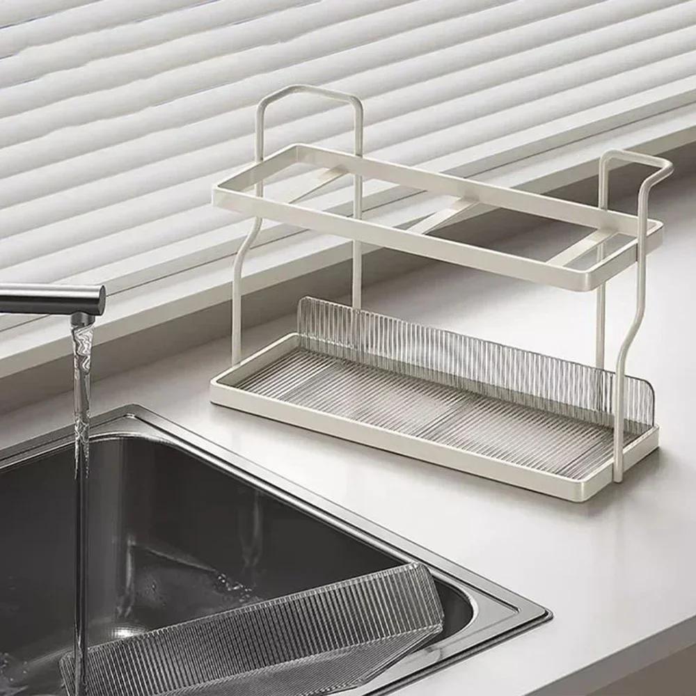 Kitchen Storage Rack Seasoning Household Countertop Multi-functional Shelf Multi-layer Makeup Organizer for Bathroom Living Room