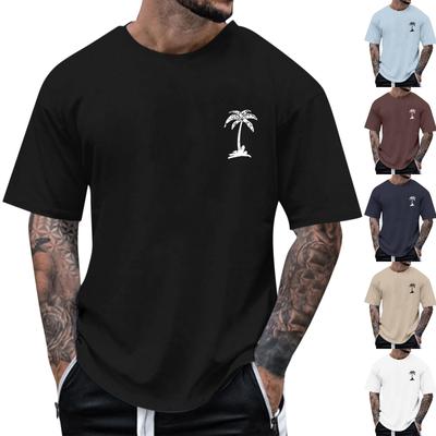 Ανδρικό Casual T-shirt Κοντομάνικο Ραγκλάν Μανίκι Βασικό Πουκάμισο