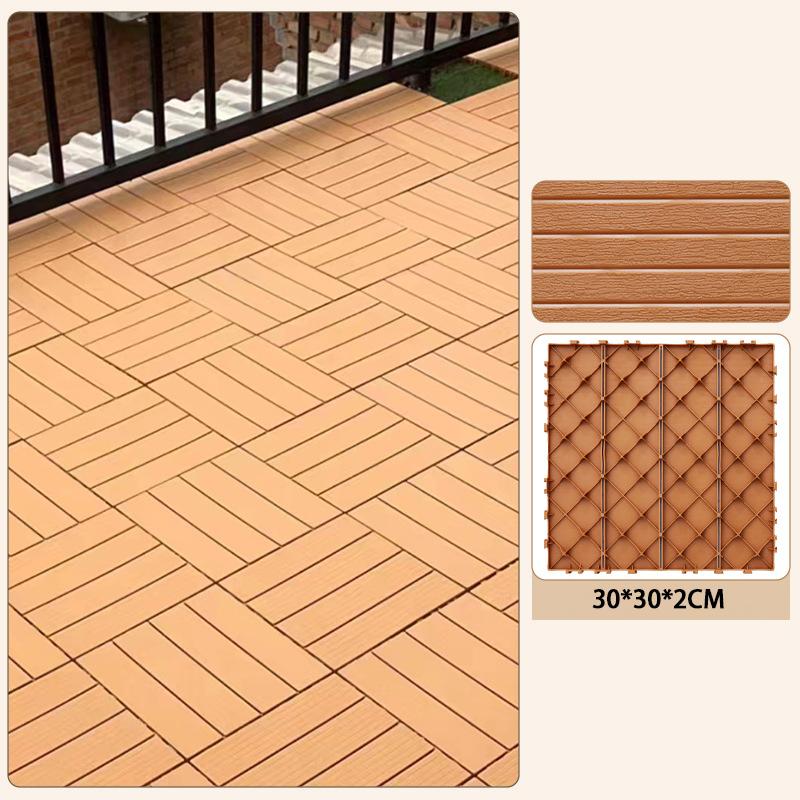 Odolné Recyklovatelné Dřevoplastové Propojitelný Terasové Dlaždice Voděodolné Vnitřní Venkovní Podlahy