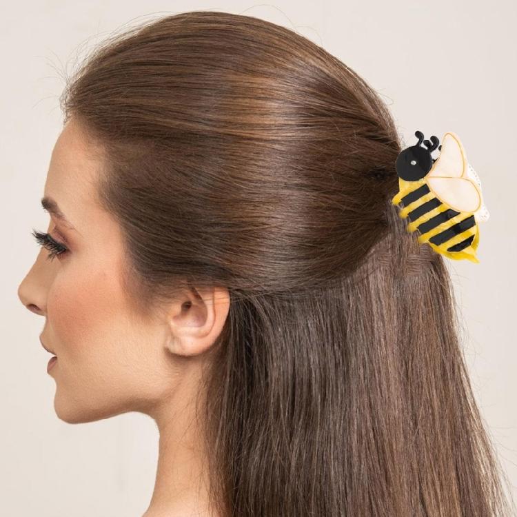 Honeybee Claw Clip for Adult Kids Hair Claw Clip Strong Hair Grip for Hairstyle Ponytail Holder Girl Lovely Hair Decors