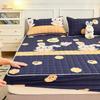 New Thicken Quilted Mattress Cover King Bed Fitted Bed Sheet Anti-Bacteria Mattress Topper Air-Permeable Bed Pad (No Pillowcase)