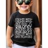 European Sizes Children Boys' T-shirt Fun Letter Print Fashion Versatile Round Neck Short Sleeve