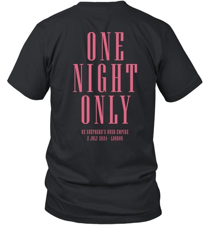 Girls Aloud One Night Only Black Tour Concert Tee Shirt Unisex T-Shirt S