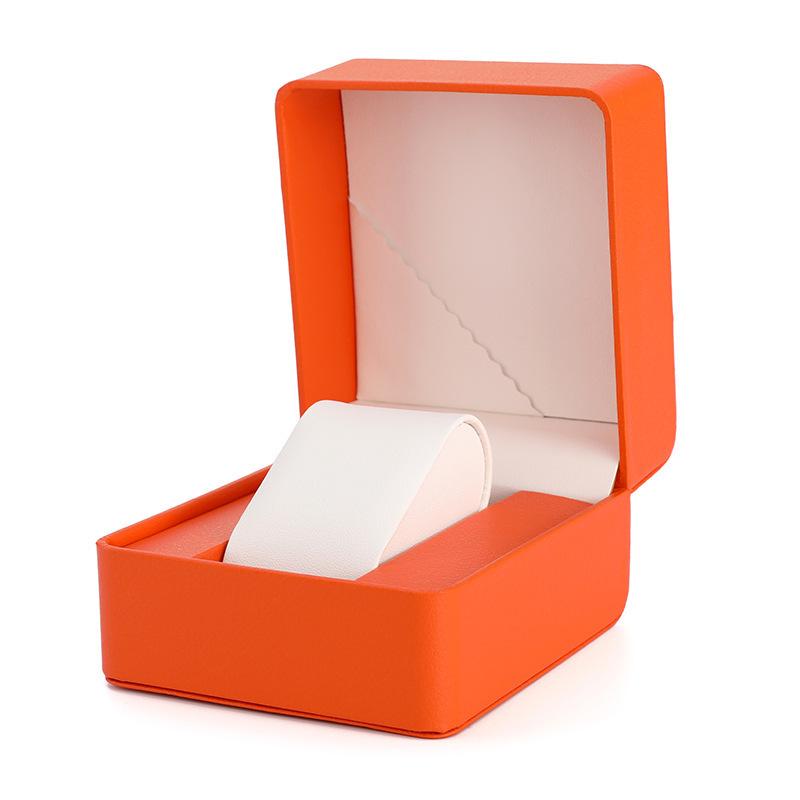 Pu Leather Clamshell Watch Box Watch Gift Box Watch Box Kuaishou Box Suitable For Gift Square