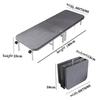 Heavy-Duty Portable Metal Bottom Frame Foldableing Bed,Lunch Bed,Ideal for Napping and Relaxation,Office Comfort,Space Saving