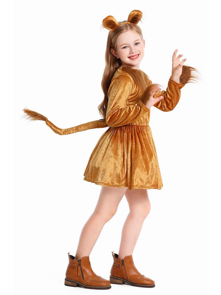 June 1st Cute Little Lion Stage Play Costume – Fairy Tale Forest King Cosplay