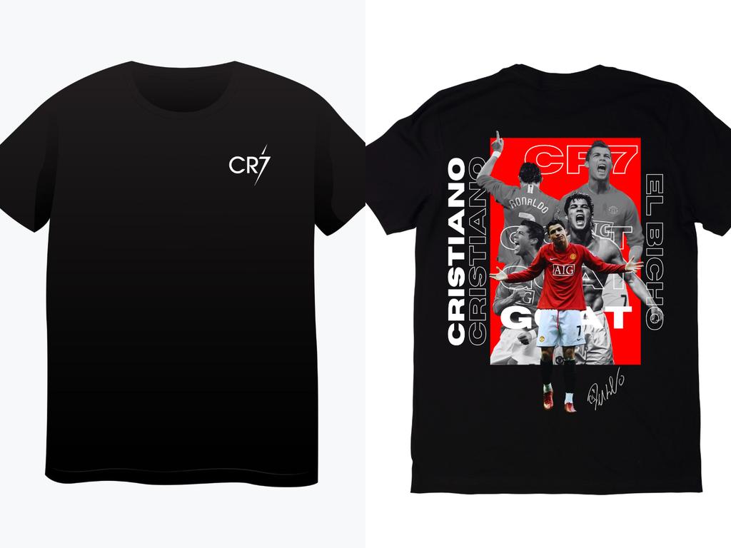 CR7 Graphic T-shirt Men Women Sport Cotton Loose Oversized Y2k Streetwear Short Sleeve Cotton High Quality Female Male Clothing