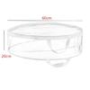 Festive Wreath Storage Container Case Clear Storage Bag for 24-inch Wreaths