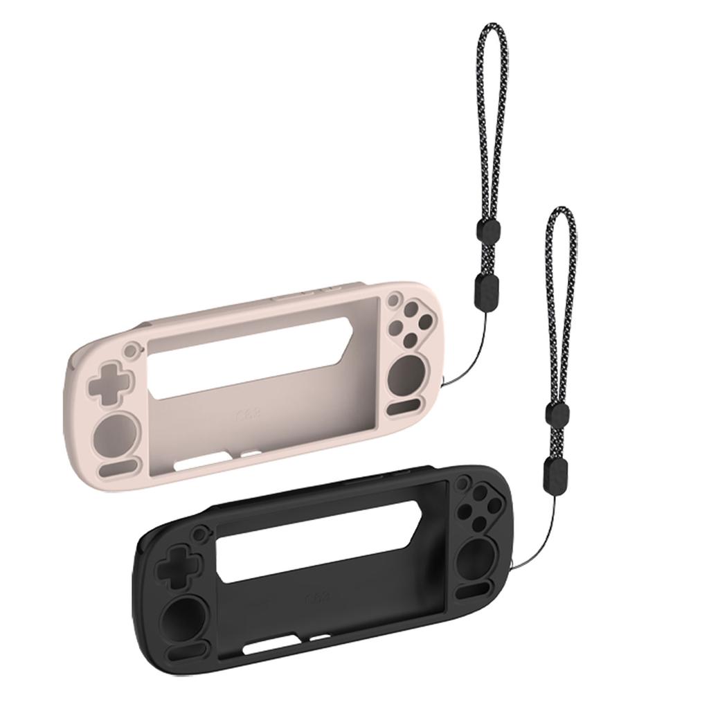 Gamepad Housing Silicone Protector Cover with Lanyard for Retroid Pocket 5 Console Scratchproof Shell Protective Sleeve