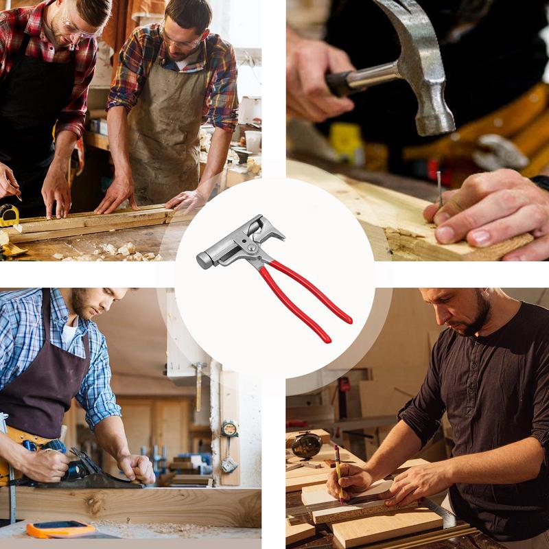 Survival Hammer Manual Hammer Nail Stapler Carpentry Electrical Fitter Woodworking Wrench Outdoor Multifunctional Tool Pincers