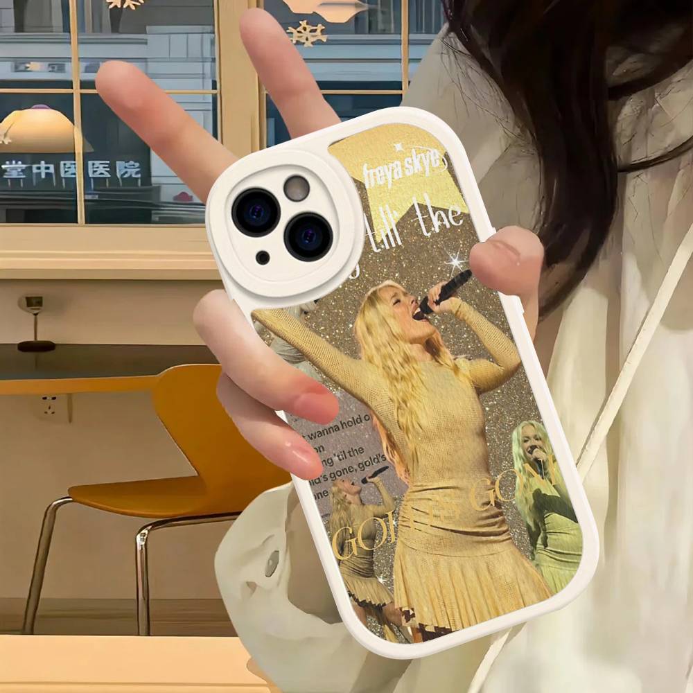 Custodia per telefono Singer F-Freya Skye per iPhone 16 15 14 11 12 13 Pro Max Plus Scocca Posteriore in Pelle