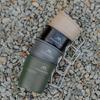 300ml Camping Water Cup with Foldable Handle Picnic Water Mug Aluminum Alloy Lightweight Camping Cup for Outdoor Backpacking