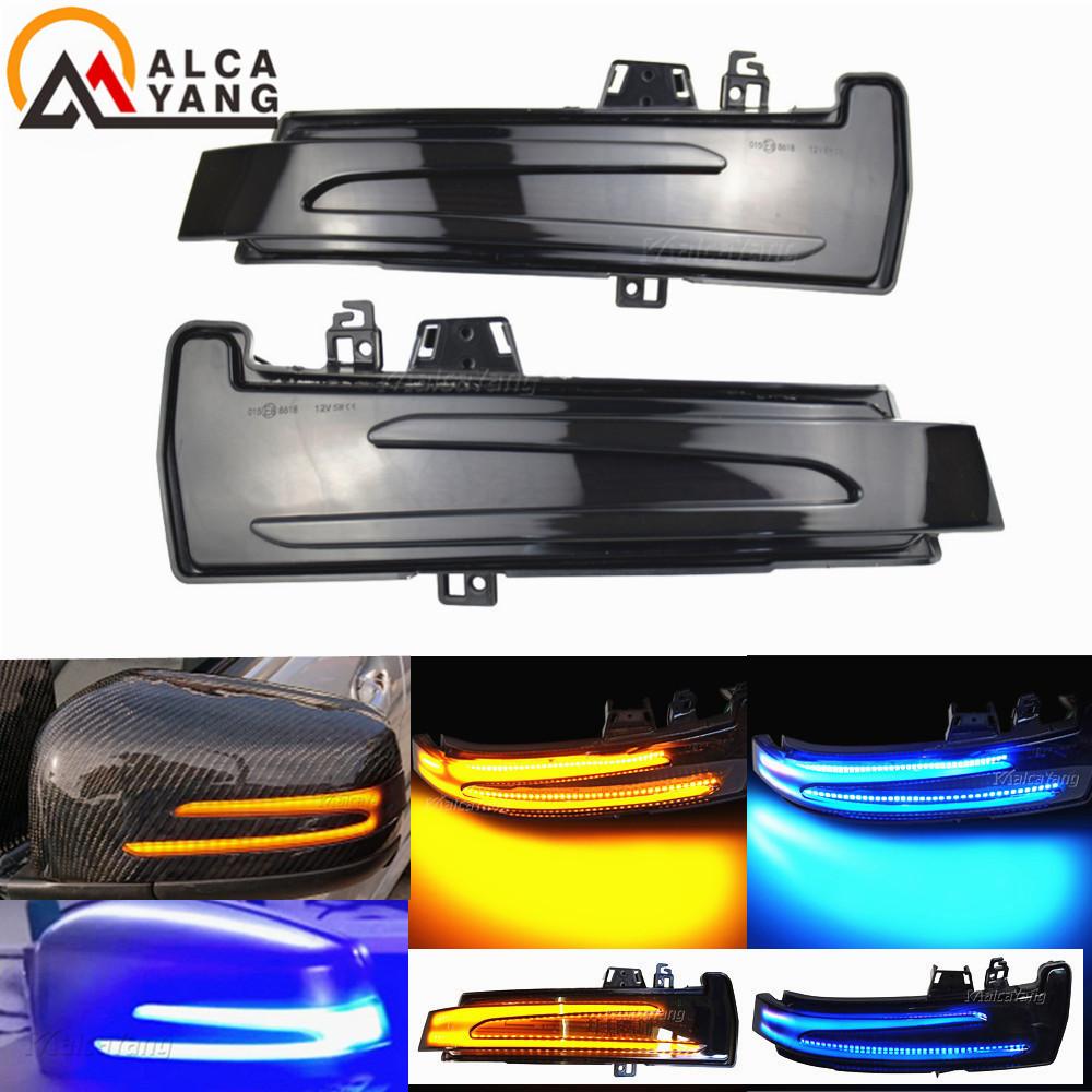 A Pair Car Rear View Mirror Turn Signal Light For Mercedes-Benz W221 W212 W204 W176 W246 X156 C204 C117 X117 LED Blinker Lamp