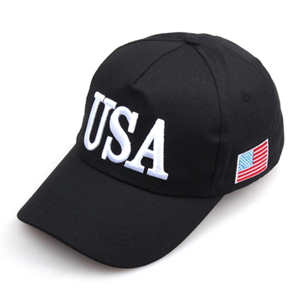 

Trump 2024 USA Hat Fashion Baseball Cap Adjustable President Election Cap Embroidery Dad Hat Trump Hat for Outdoor Sports чорний
