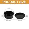 Round Air Fryers Pads Carbon Steel Liners Nonstick Cooking Accessory Air Fryers Basket Suitable for Air Frying Use