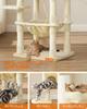 FEANDREA Cat Tower for Large Freestanding Cat Tower for Multiple Large Load Capacity Height PCT15BE Cats, Cats, Hammock, 20kg, 143cm,