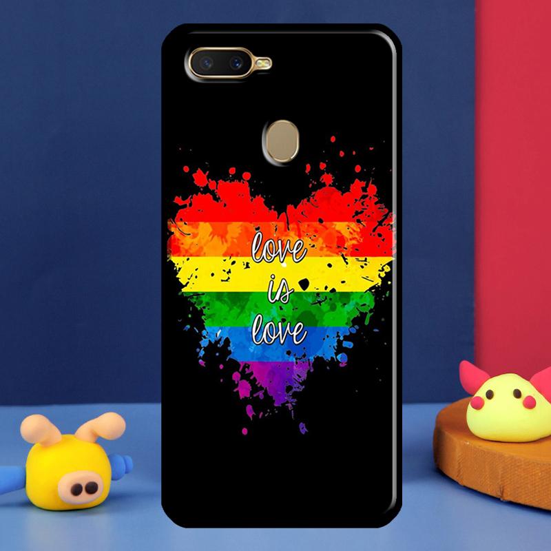 Gay Lesbian LGBT Rainbow Pride Case For Oppo A91 A5 A9 A16 A76 A96 A58 A78 A98 A52 A72 A74 A94 A54 S A57 A77 A15 A17 Cover