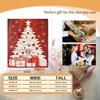 Christmas Tree Blanket Gifts for Women Adults Girls Kids, White Decorated Tree with Red Presents Flannel Blankets for Bedroom