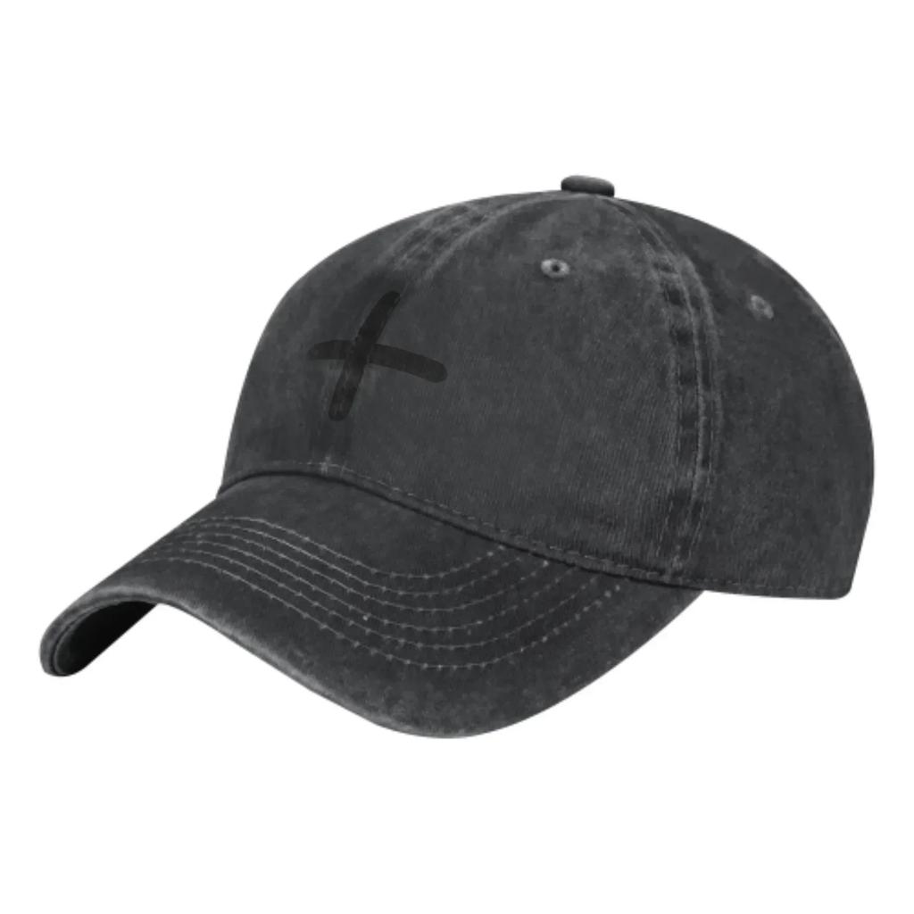 Black Cross Plus Fashion Classic Cotton Trucker Hat Summer Dad Cowboy Cap Outdoor Leisure Basketball Caps
