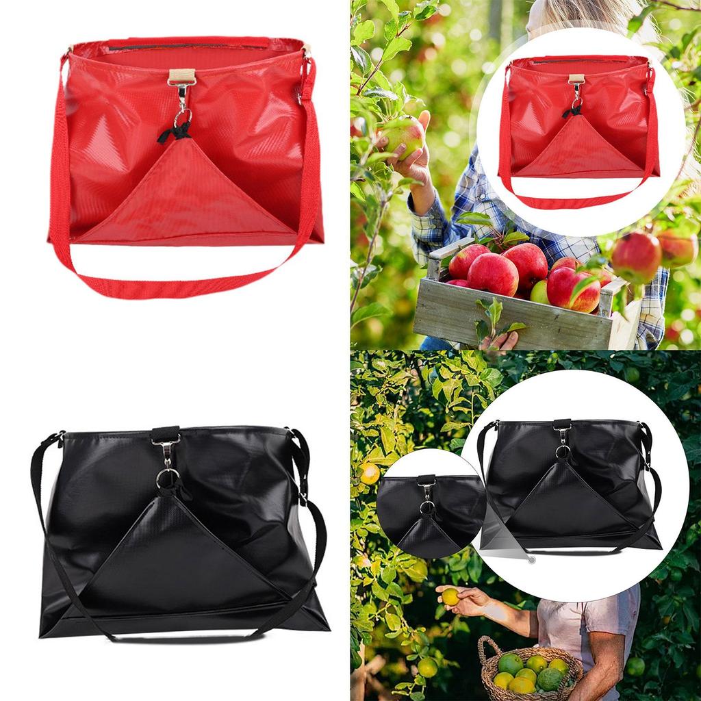 Gardening Apron Fruit Picking Bag Heavy Duty Harvest Storage Basket Waterproof Pouch for Orchard and Farm
