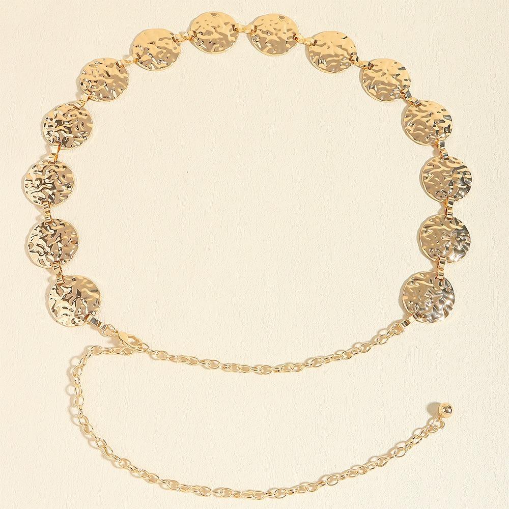 Versatile Punk Waist Chain Luxury Style Dress Waist Chain Simple Metal Waist Chain