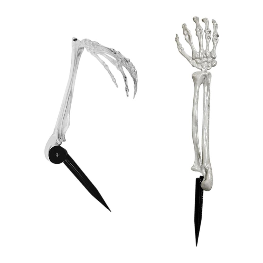 Halloween Ground Decoration, Simulated Hand Bones, Ground Skeleton Festival Courtyard Decoration Hand Bones Costume Props