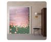 Pastorale Style Oil Painting Window Film Small Fresh Plants Glass Sticker Privacy Protection Static Stained Glass Films Decor