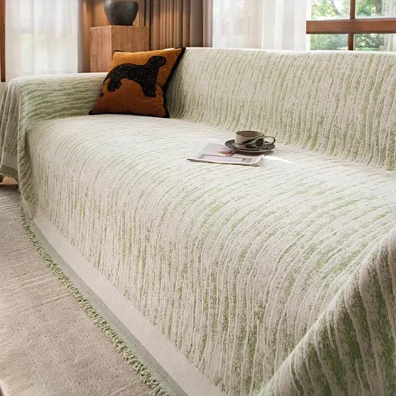 Yongguang Chenille Cream Style Sofa Cover