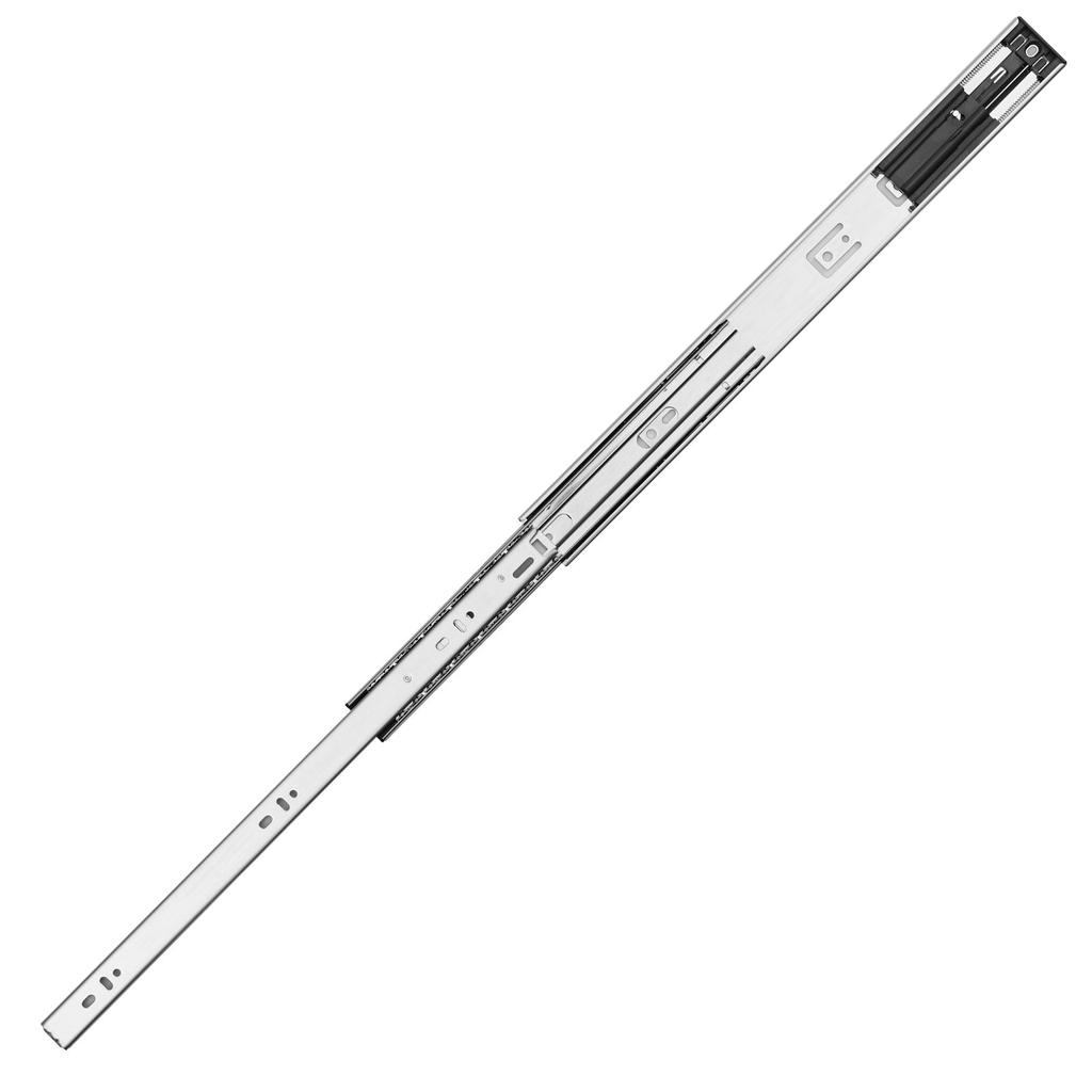 VEVOR 6 Pairs of 457.2mm Drawer Slides Side Mount Rails, Heavy Duty Full Extension Steel Track