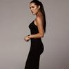 Women's Sleeveless V Neck Bodycon Dress Evening Party Cocktail Club Mini Dresses Sexy Long Dress for Clubwear