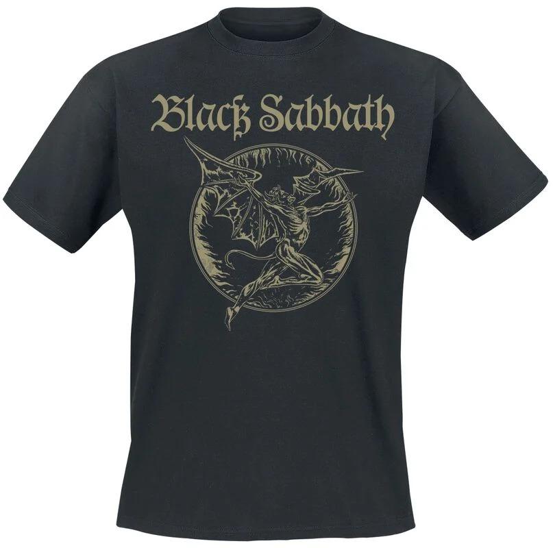 

Black Sabbath Band Heavy Metal Art Tee Ideal for Metal Enthusiasts Heavy Metal’s Founding Legacy and Dark Style Casual T-Shirts 4XL