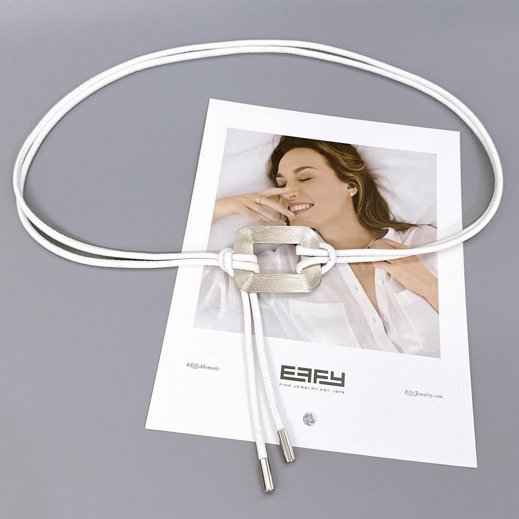 Elegant Ladies' Soft PU Leather Knot Belt for Dresses and Coats