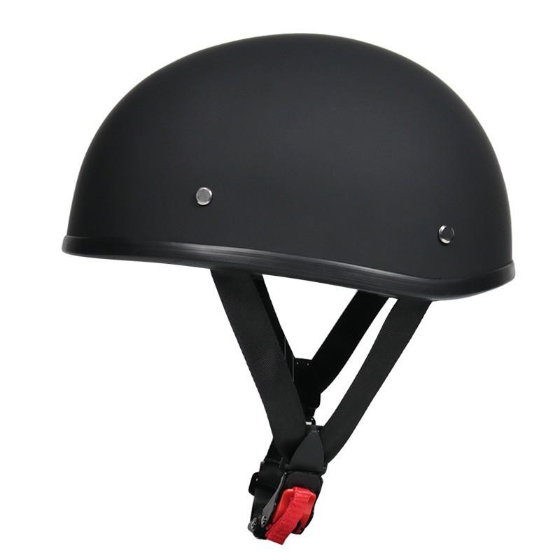 Lightweight Open-Face Motorcycle Helmet Men Women ABS Material Retro Style Full-Season Scooter Riding