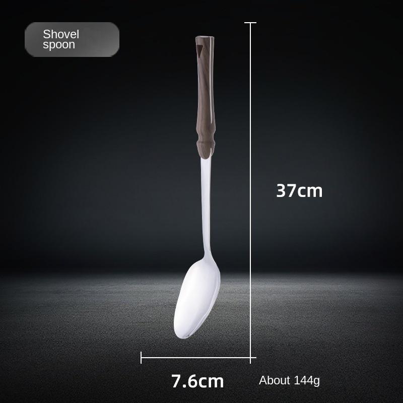 

HANYANG 201 посуда из нержавеющей стали, лопатка, кухонная утварь, лопаточка, половник для супа, воронка, набор посуды из шести комплектов 37cmx7.6cm