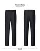 Costume Rayé Premium Double-Boutonnage pour Homme - Revers Pointu, Anti-froissage, Lavable en Machine, Idéal pour le Travail et les Occasions Formelles.