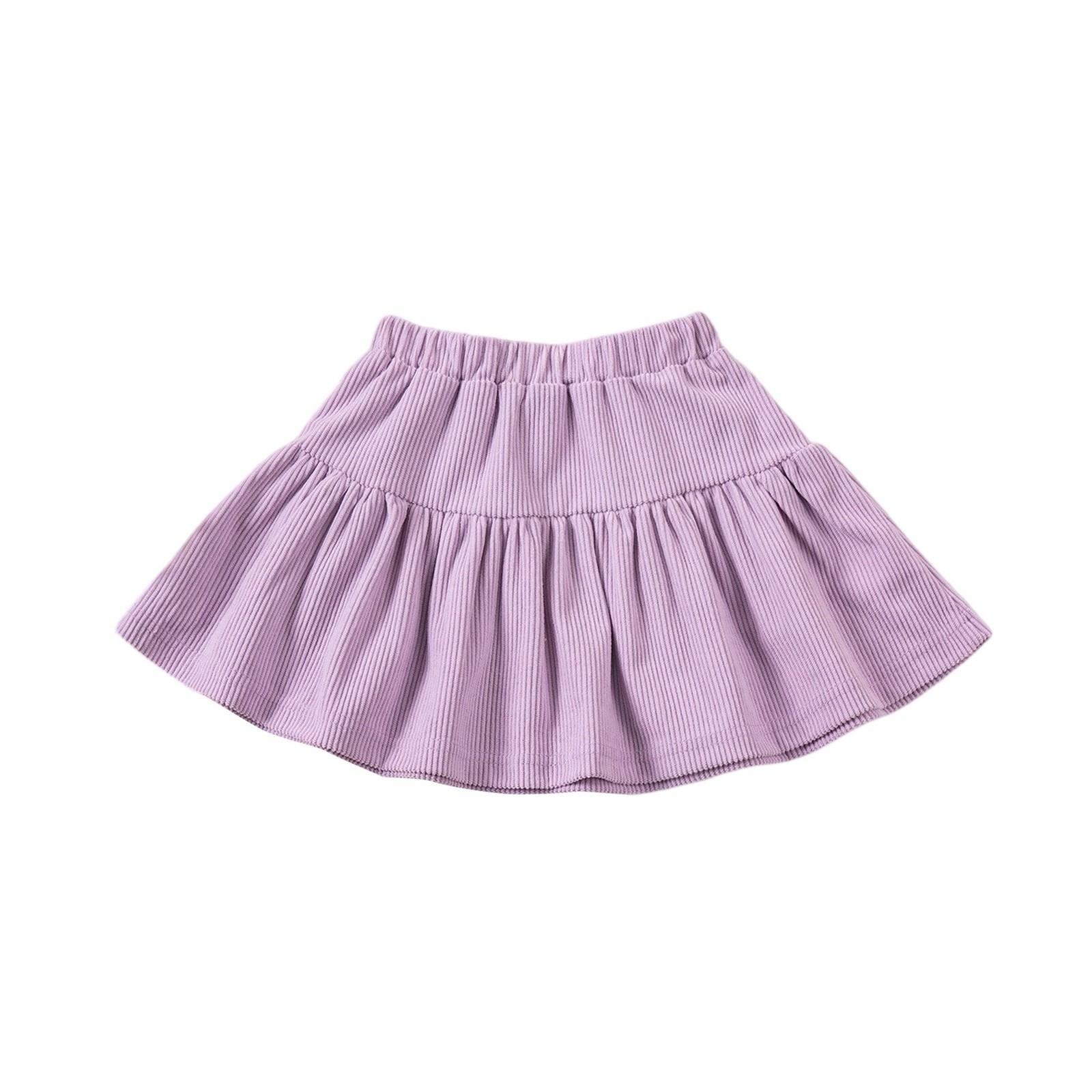 

Богемная пляжная юбка для девочек - Однотонная летящая короткая юбка