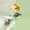 Anti-Splash Parrot Perch Feeder Detachable Bird Food Stand Parrot Feeding Holder  Bird Feeding