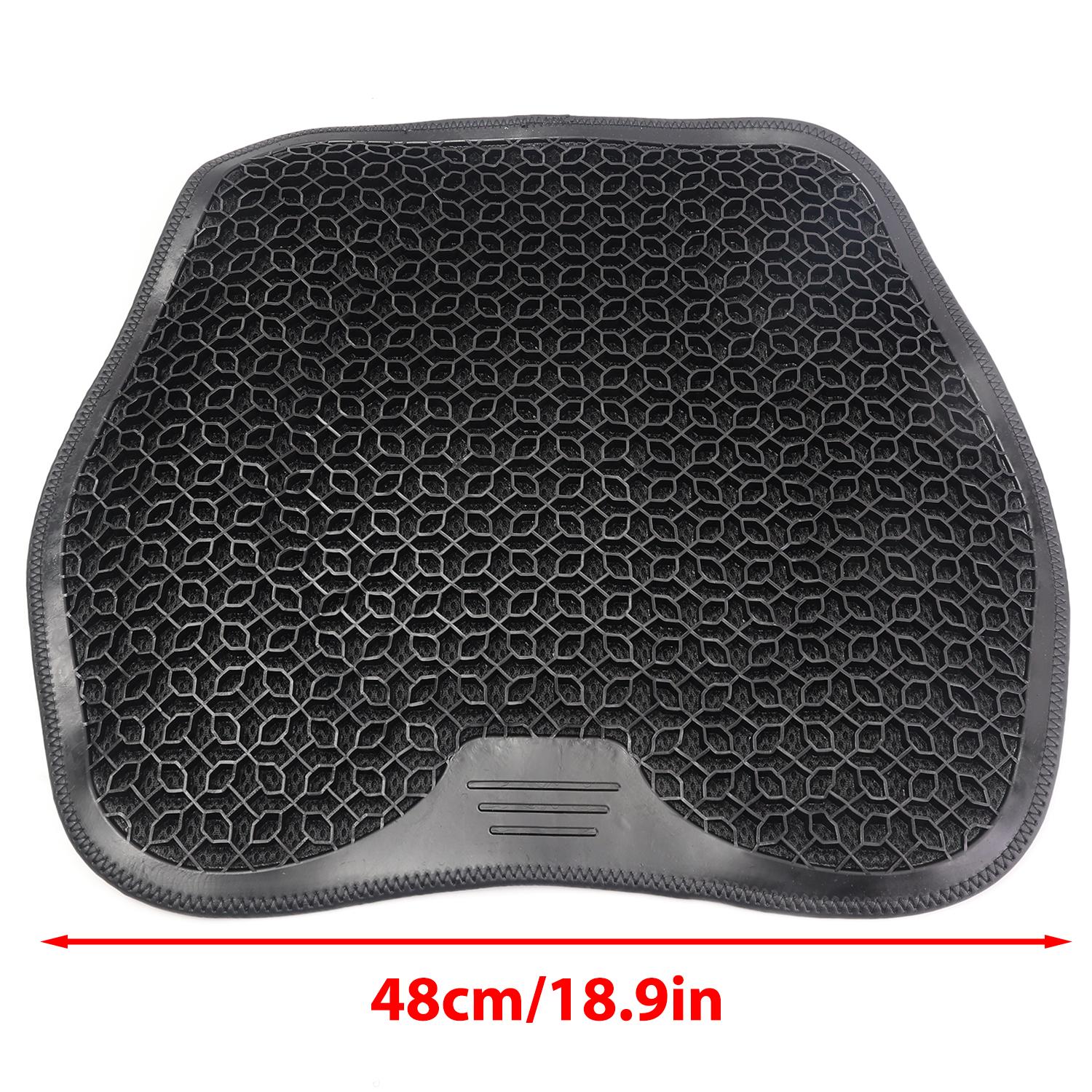Honeycomb Design Gel Cushion Breathable Soft Summer Car Cooling Accessory Comfortable Support Elastic Gel Car Seat Cushion TPE gel&Spring And Summer