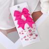 4Pcs/Set BB Clip Cute Bows with Hair Clips for Kid Girls  Spring New Handmade Hairpin Barrettes Headwear Hair Accessories