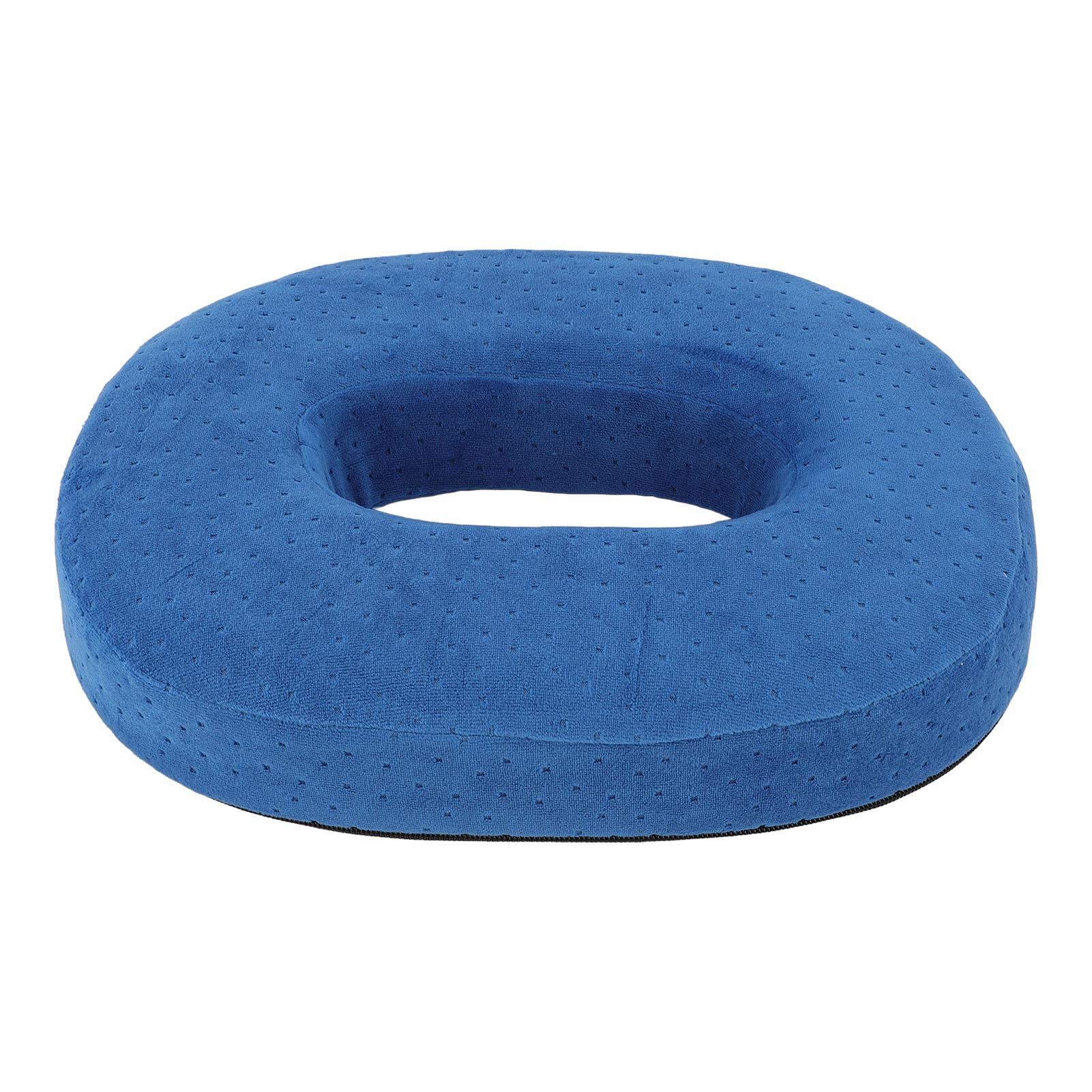 

Подушка для сиденья в форме пончика с дышащими отверстиями из пены с эффектом памяти, быстровосстанавливающаяся подушка для стула для офиса и автомобиля